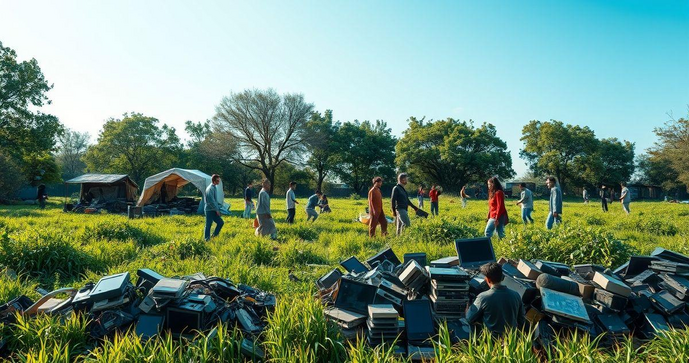 Coleta de lixo eletrônico: como descartar corretamente e preservar o meio ambiente