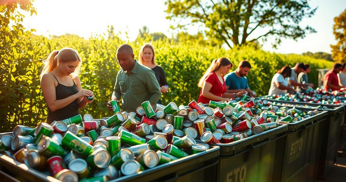 Reciclagem de Latas de Alumínio: Benefícios e Processos