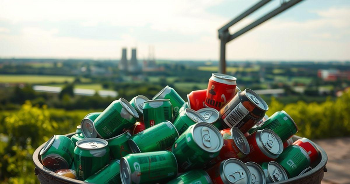 Reciclagem de latas de alumínio e seus benefícios para o meio ambiente