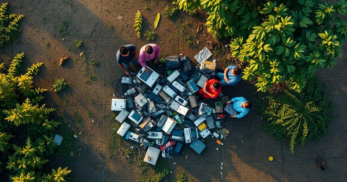 Como Gerenciar Sucata de Lixo Eletrônico de Forma Sustentável
