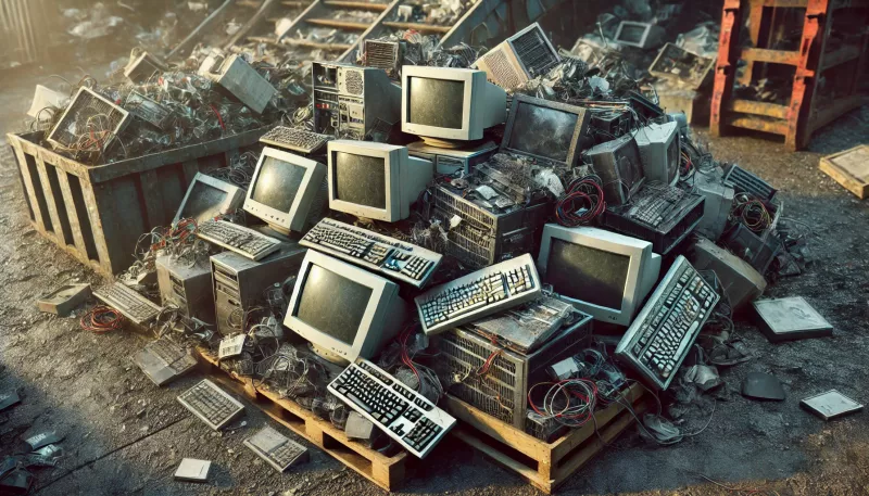 Por que o descarte de computadores é crucial?